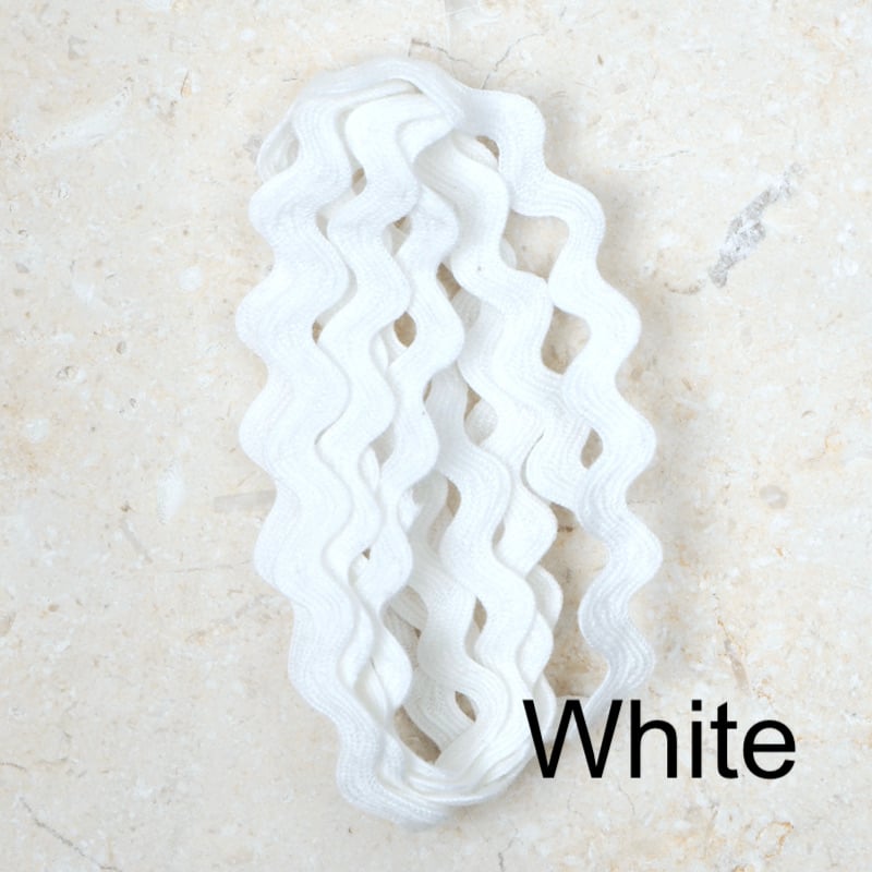 Cotton Ric Rac Trim 3/8" wide (10mm)