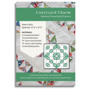 Courtyard Charm Mini Quilt Pattern - Image 2