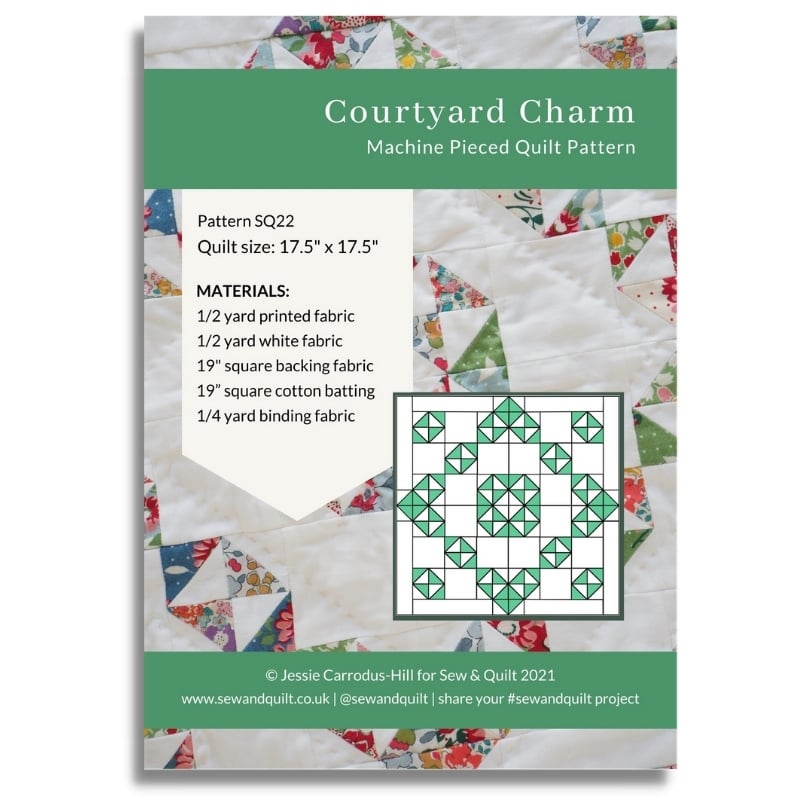 Courtyard Charm Mini Quilt Pattern