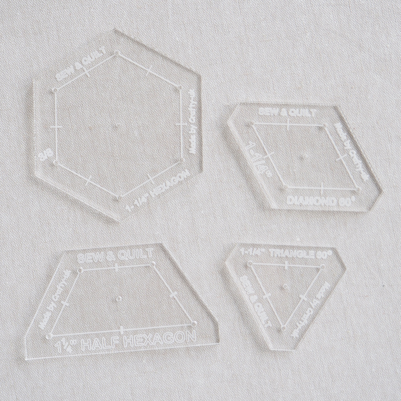 Cutter Cushion - Acrylic Template Set Quilt