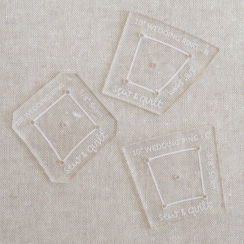 Double Wedding Ring - Acrylic Templates
