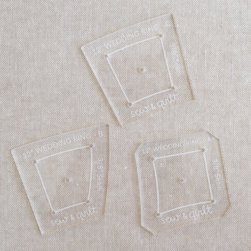 Double Wedding Ring - Acrylic Templates