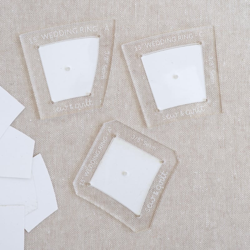 Double Wedding Ring - Acrylic Templates
