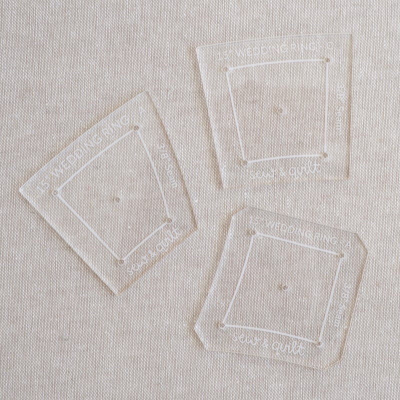 Double Wedding Ring - Acrylic Templates