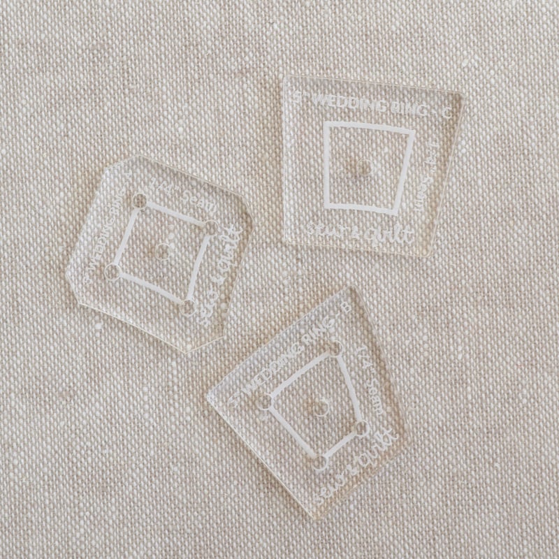 Double Wedding Ring - Acrylic Templates