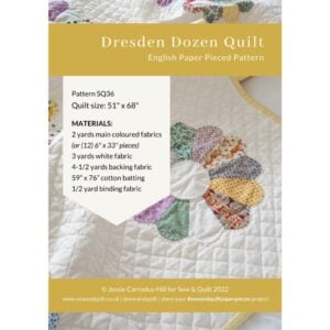 Dresden Dozen Quilt PDF Pattern - Image 2