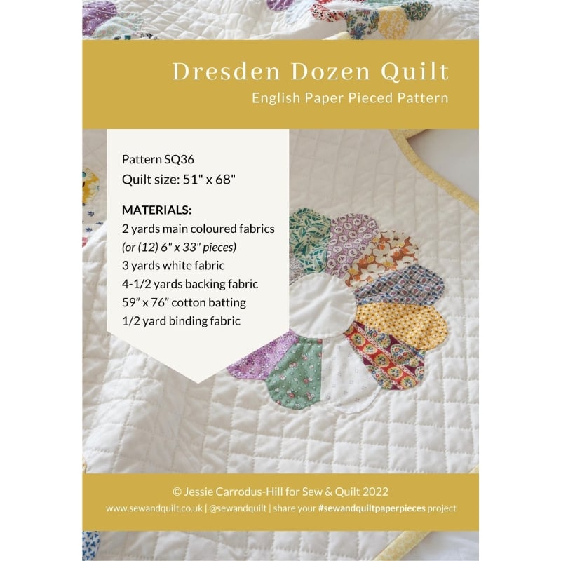 Dresden Dozen Quilt PDF Pattern