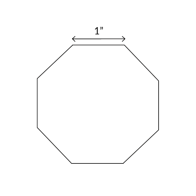 Octagon - English Paper Pieces