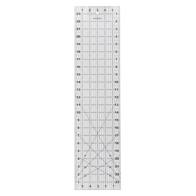 Fiskars Acrylic Quilting Ruler 6 x 24 Inches
