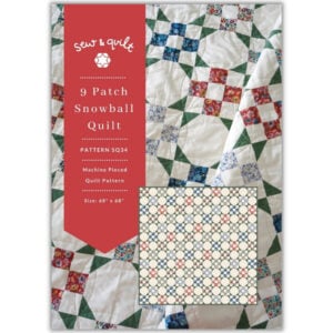 9 Patch Snowball Quilt Kit - Image 4
