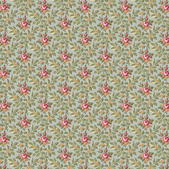 French Mill Wallpaper Roses | 737-C