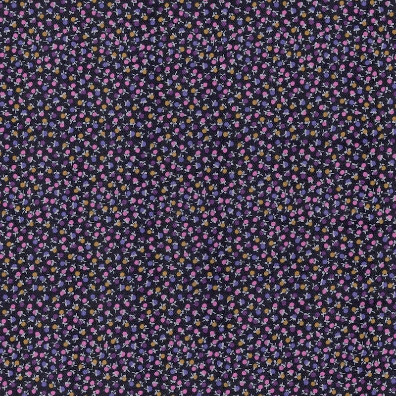 Gather Lace Ink Blue Tiny Floral | 52623-1