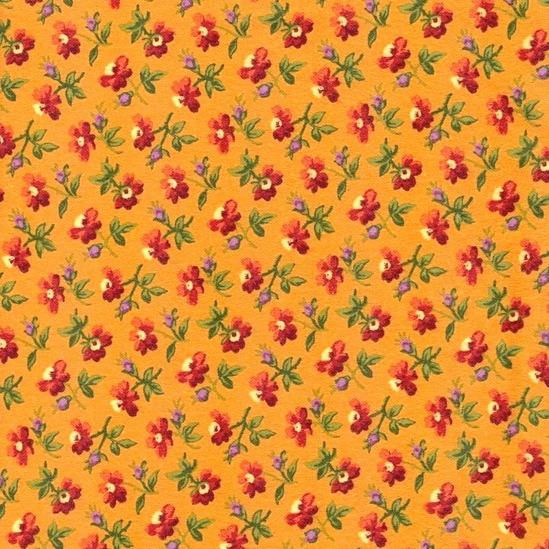 Grasslands Gold Field Daisy's Flannel | R3823-GOLD