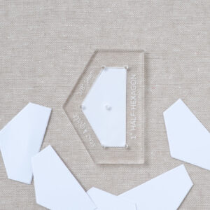 Half Hexagon (Pointed) - Acrylic Template - Image 4