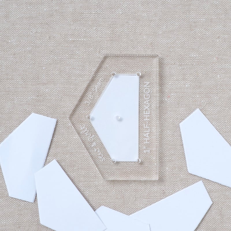 Half Hexagon (Pointed) - Acrylic Template