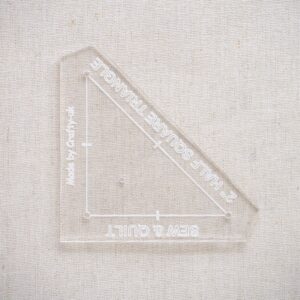 Half Square Triangle - Acrylic Template - Image 5
