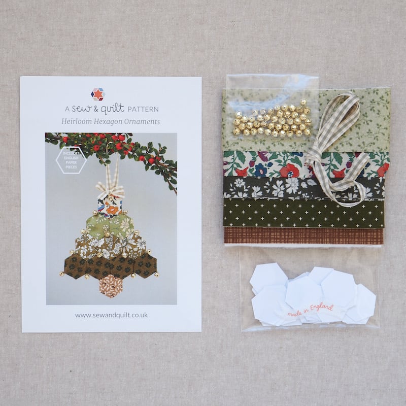 Heirloom Hexagon Ornaments Pattern & Kit