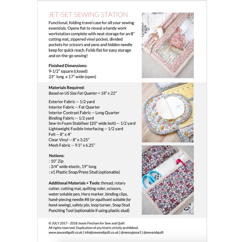 Jet Set Sewing Station Kit