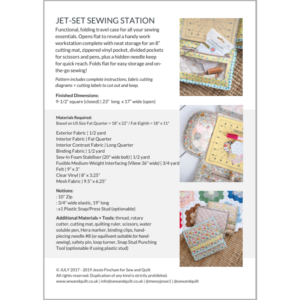 Jet Set Sewing Station Pattern - Image 2