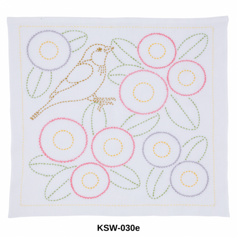 Tulip Sashiko Kit, Italy - Daisies Blooming in Rome