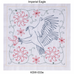 Tulip Sashiko Kit, Spain - Imperial Eagle - Image 3