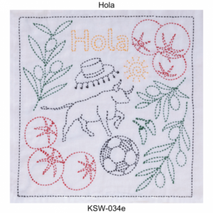Tulip Sashiko Kit, Spain - Hola - Image 2