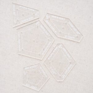 La Passacaglia Quilt (imperial) - Acrylic Template Set - Image 2