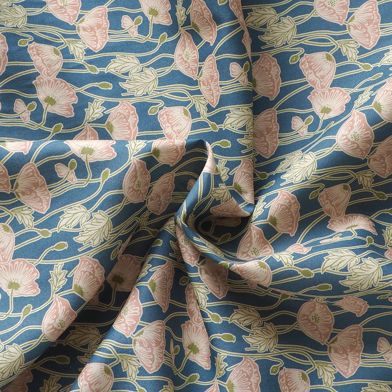 Liberty Erito Poppy A Tana Lawn Cotton