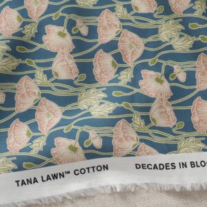 Liberty Erito Poppy A Tana Lawn Cotton - Image 3