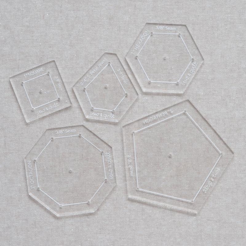 Patchwork Baby Balls - Acrylic Template Set Quilt