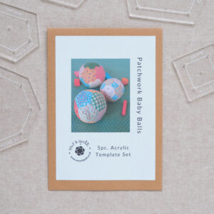 Patchwork Baby Balls - Acrylic Template Set Quilt - Image 1