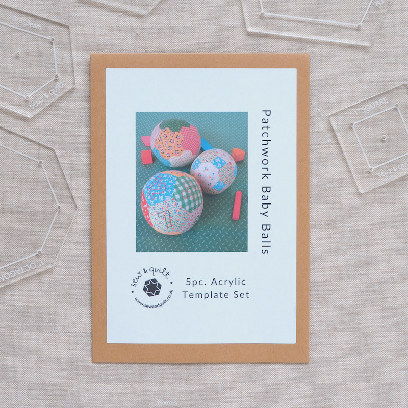 Patchwork Baby Balls - Acrylic Template Set Quilt