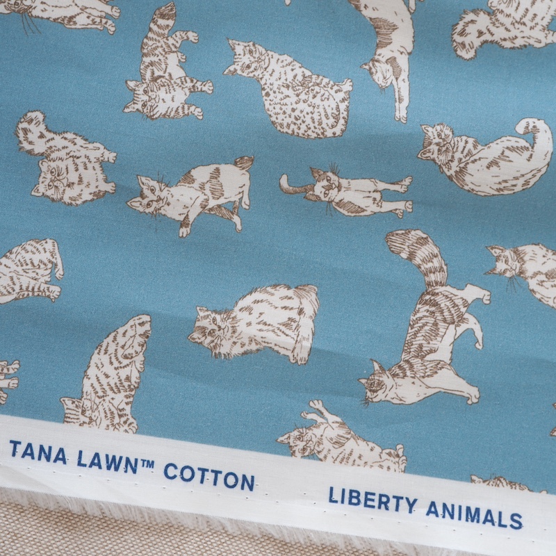 Liberty Meow C Tana Lawn Cotton