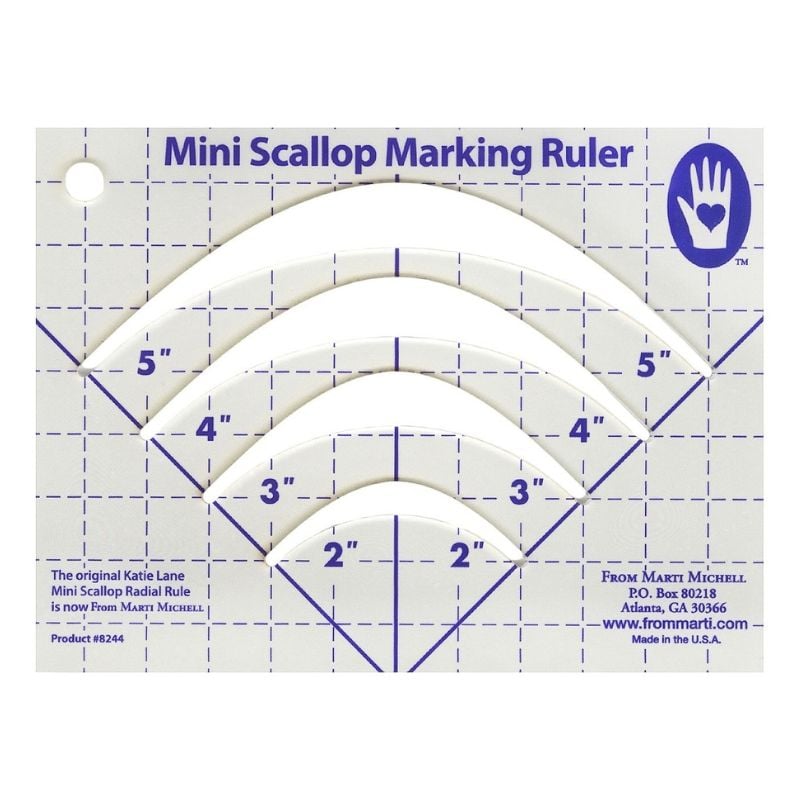 Mini Scallop Ruler