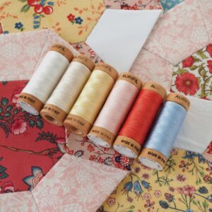 Aurifil 80wt Cotton Thread Mosaic Medallion Quilt - Image 1
