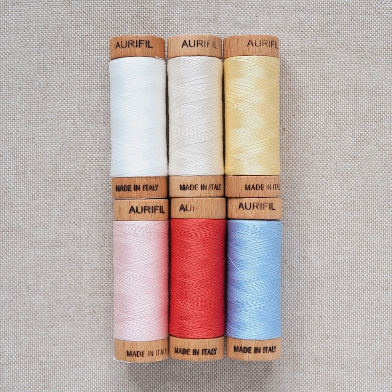 Aurifil 80wt Cotton Thread Mosaic Medallion Quilt