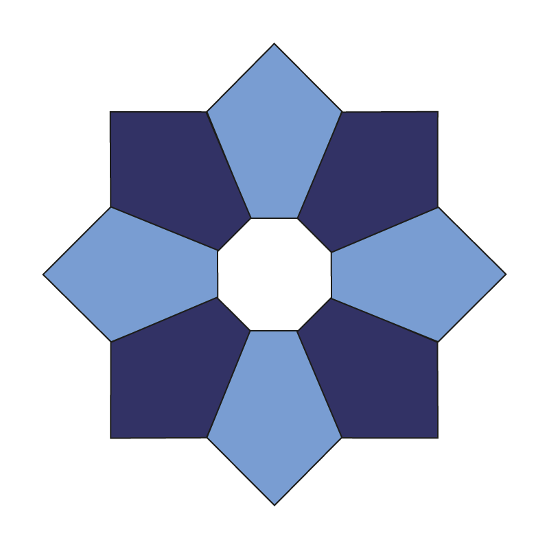 Irregular Pentagon - English Paper Pieces