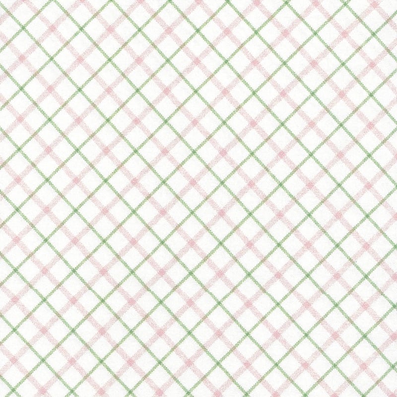 Nina White Bias Plaid | 52865-1