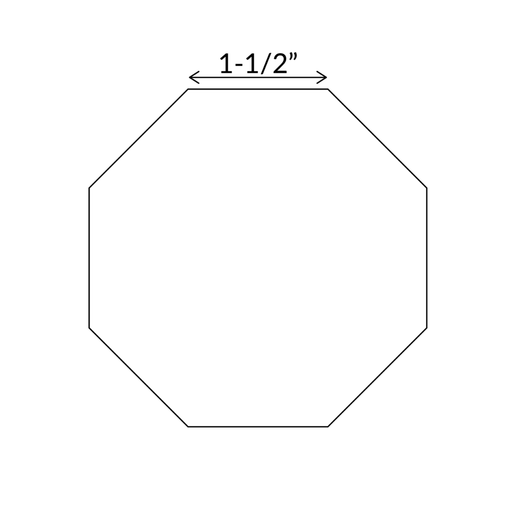 Octagon - English Paper Pieces