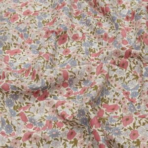 Liberty Poppy & Daisy C (R) - 40th Tana Lawn Cotton - Image 2