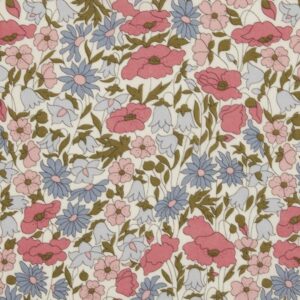Liberty Poppy & Daisy C (R) - 40th Tana Lawn Cotton - Image 1