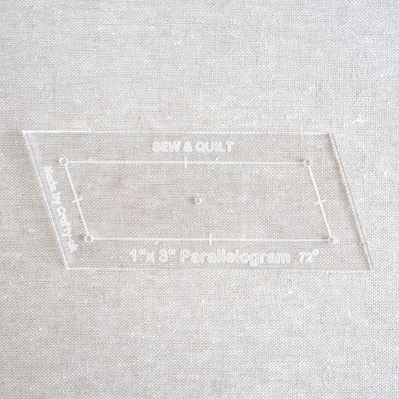 Parallelogram (Jane Austen) - Acrylic Template