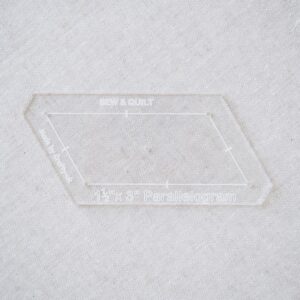 Parallelogram - Acrylic Template - Image 3