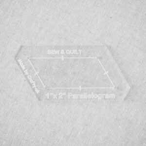 Parallelogram - Acrylic Template - Image 4