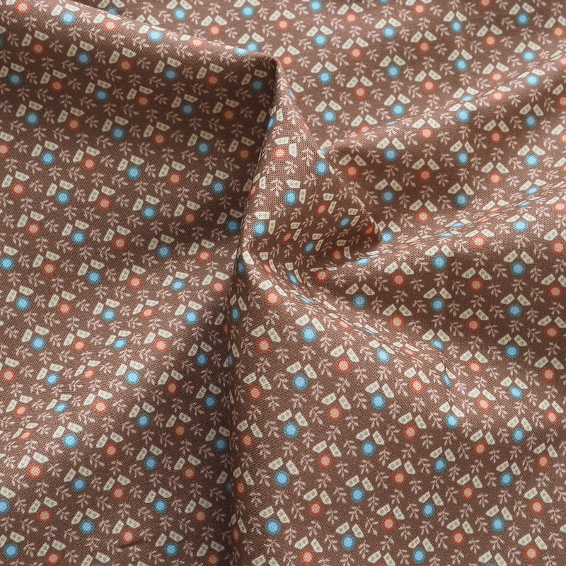 Patchwork Potpourri Brown Dot Floret | R311552D-BROWN