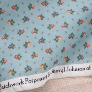 Patchwork Potpourri Blue Floating Flower | R311550D-BLUE - Image 3