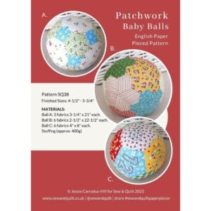 Patchwork Balls PDF Pattern - Image 2