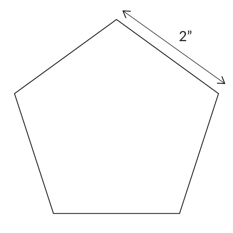 Pentagon - English Paper Pieces