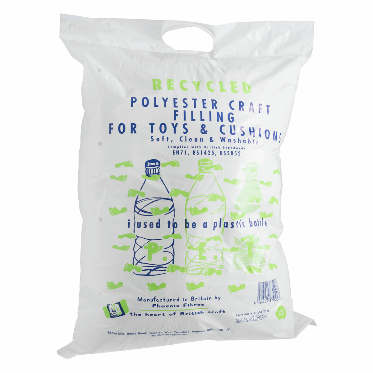 Recycled Polyester Craft Stuffing, 200g - Image 2