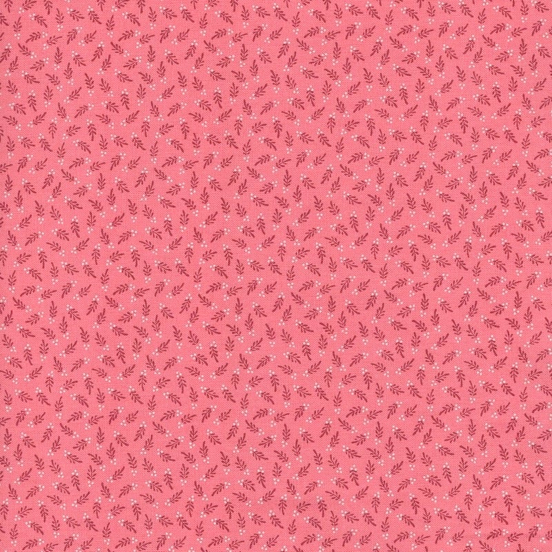 Prairie Dry Goods Pink Floating Leaves | R1755-PINK
